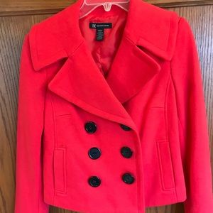 Red lined jacket